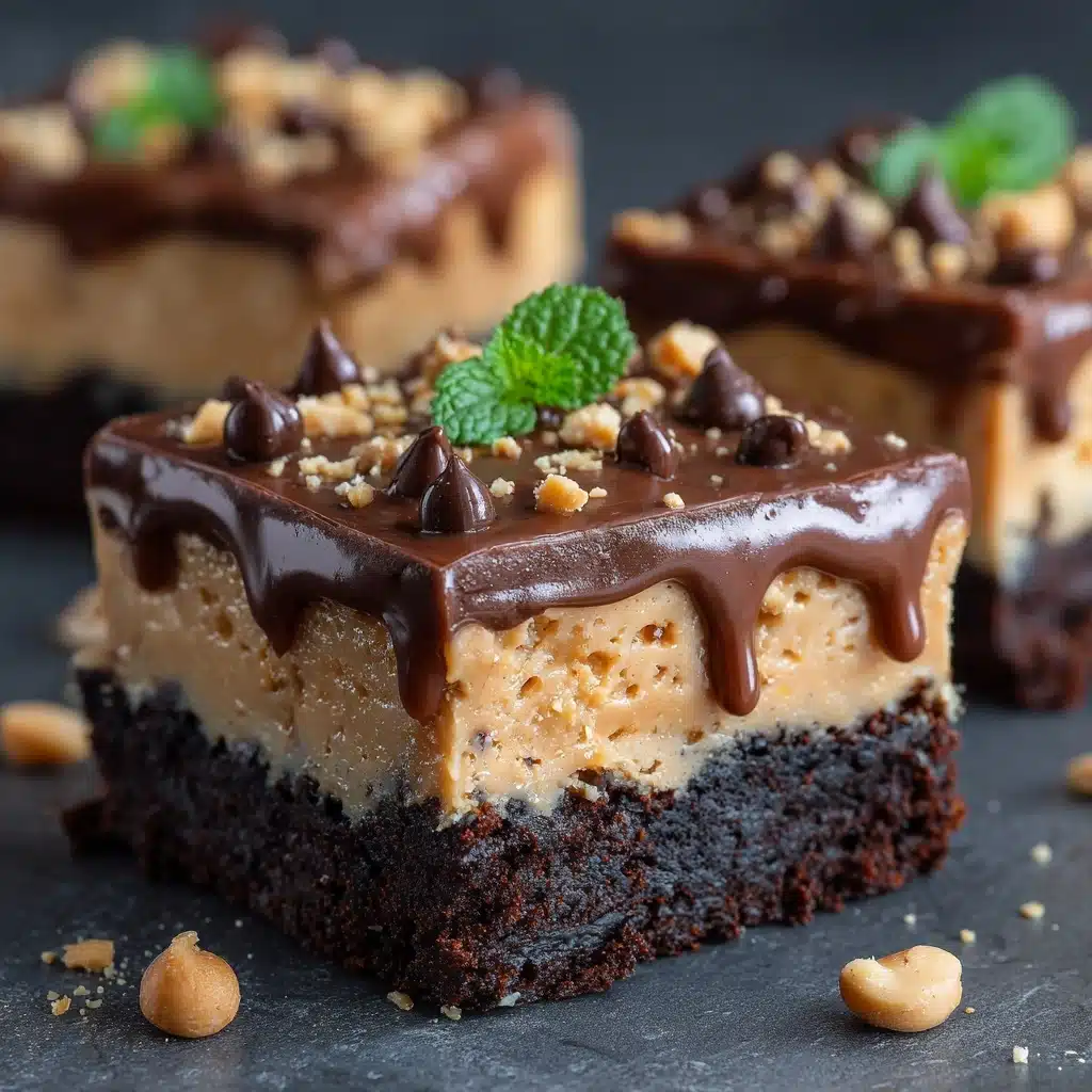Chocolate Peanut Butter Poke Cake Recipe - Recipe Image