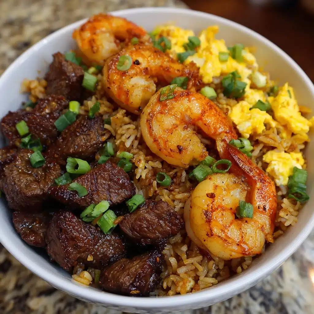 Shrimp and Steak Fried Rice Recipe - Recipe Image
