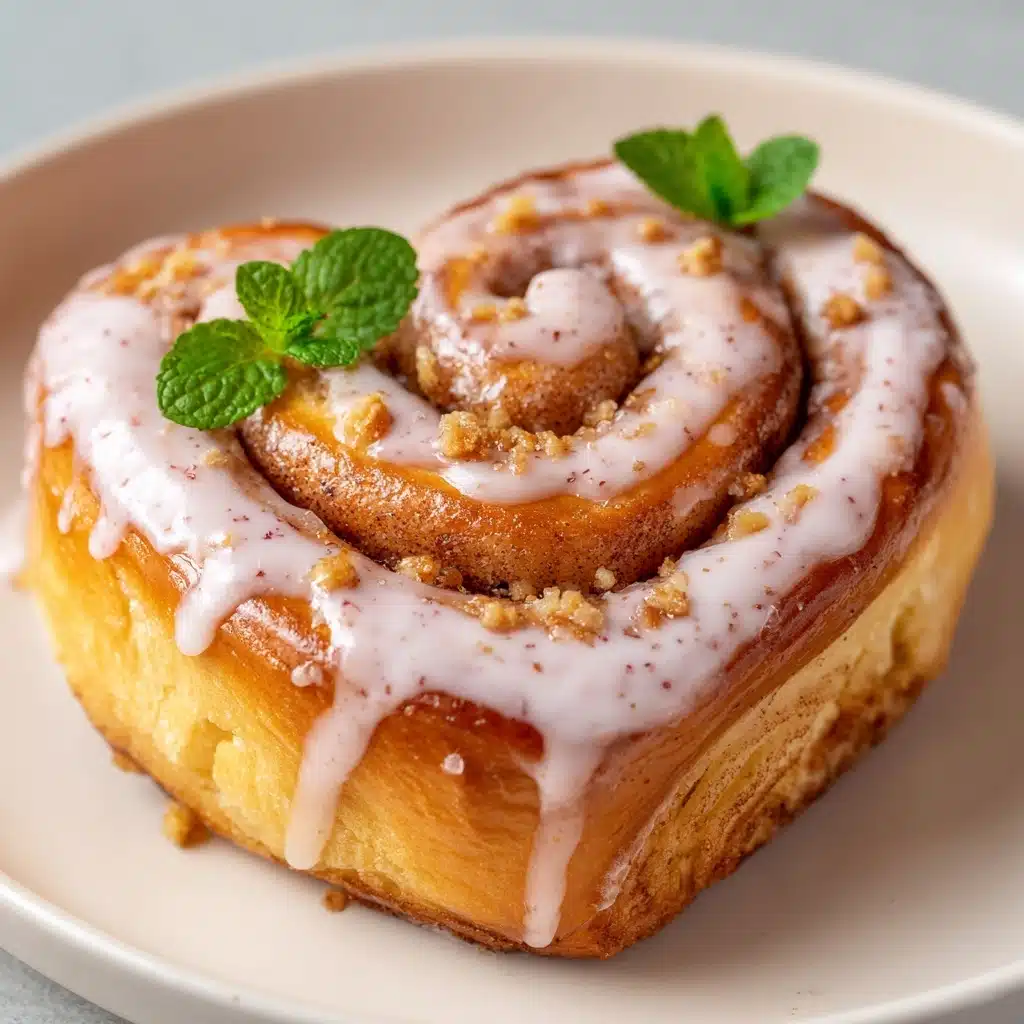Heart-Shaped Cinnamon Rolls Recipe