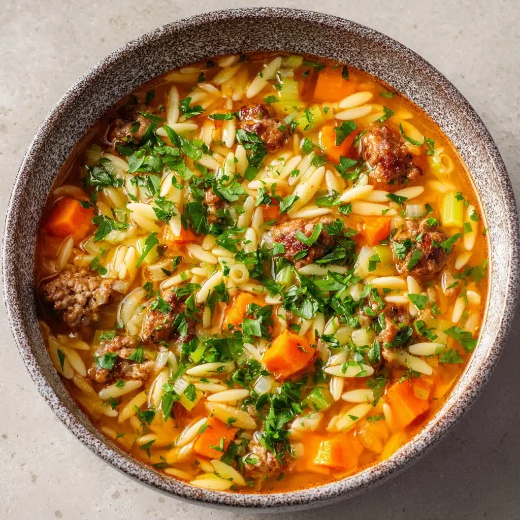 Marry Me Sausage Orzo Soup Recipe - Recipe Image