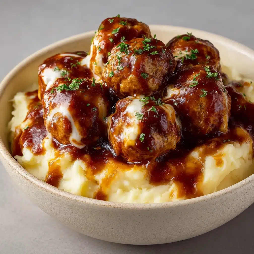 Crock Pot French Onion Meatballs Recipe - Recipe Image