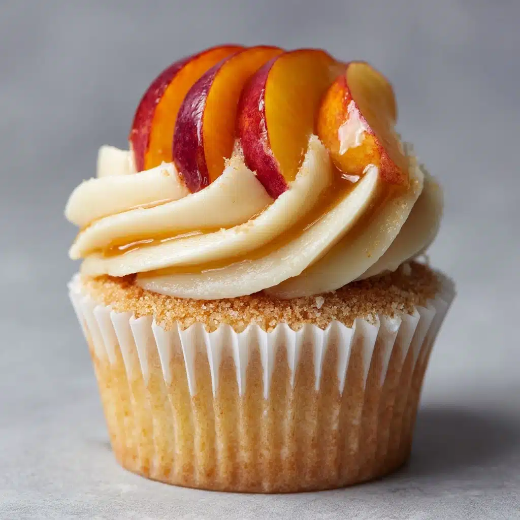 Honey Peach Cream Cheese Cupcakes Recipe