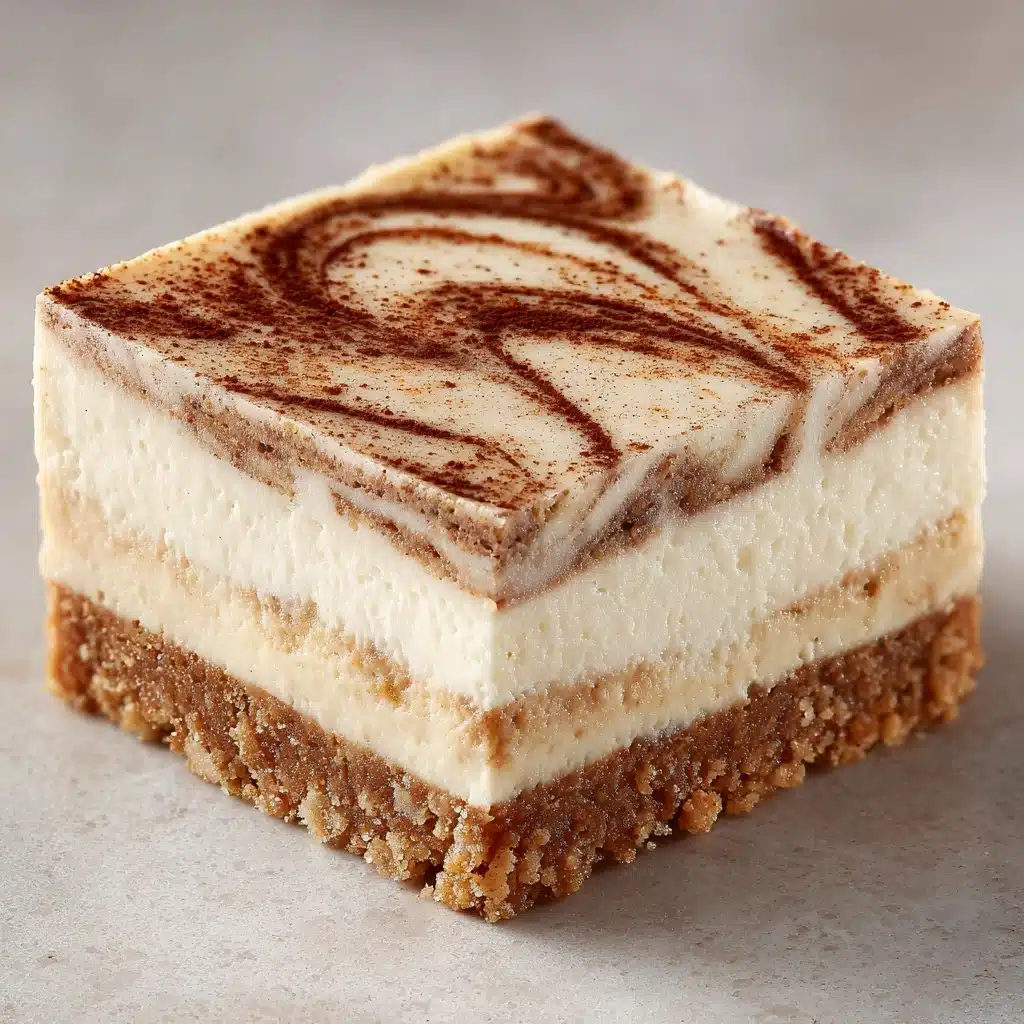 Blender Cinnamon Roll Cheesecake Bars Recipe - Recipe Image