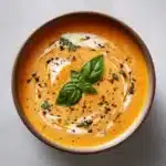 Tomato Basil Parmesan Soup Recipe