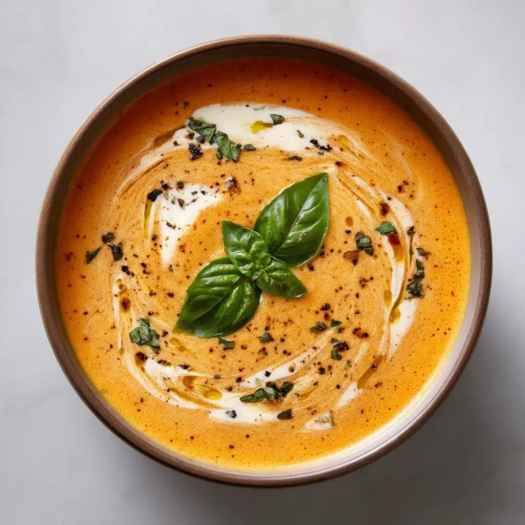 Tomato Basil Parmesan Soup Recipe - Recipe Image