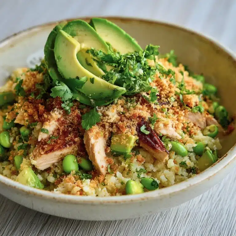 Tuna Avocado Crispy Rice Salad Recipe