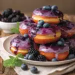 Blueberry Cake Donuts Recipe