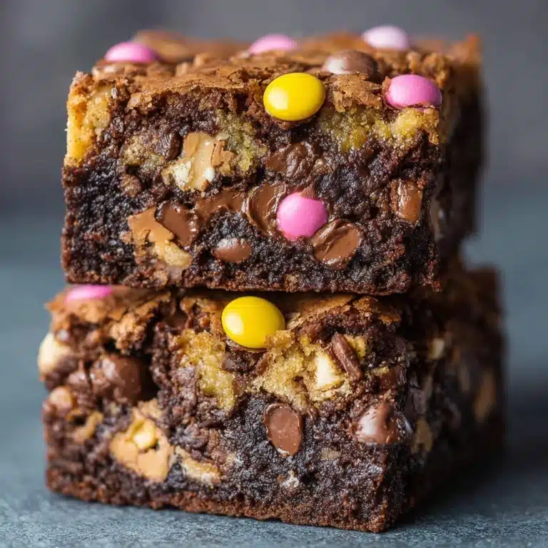 Monster Cookie Dough Brownies Recipe