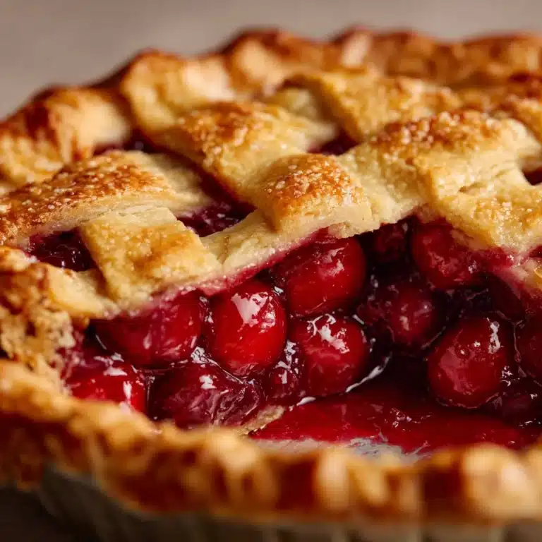 Homemade Cherry Pie Recipe
