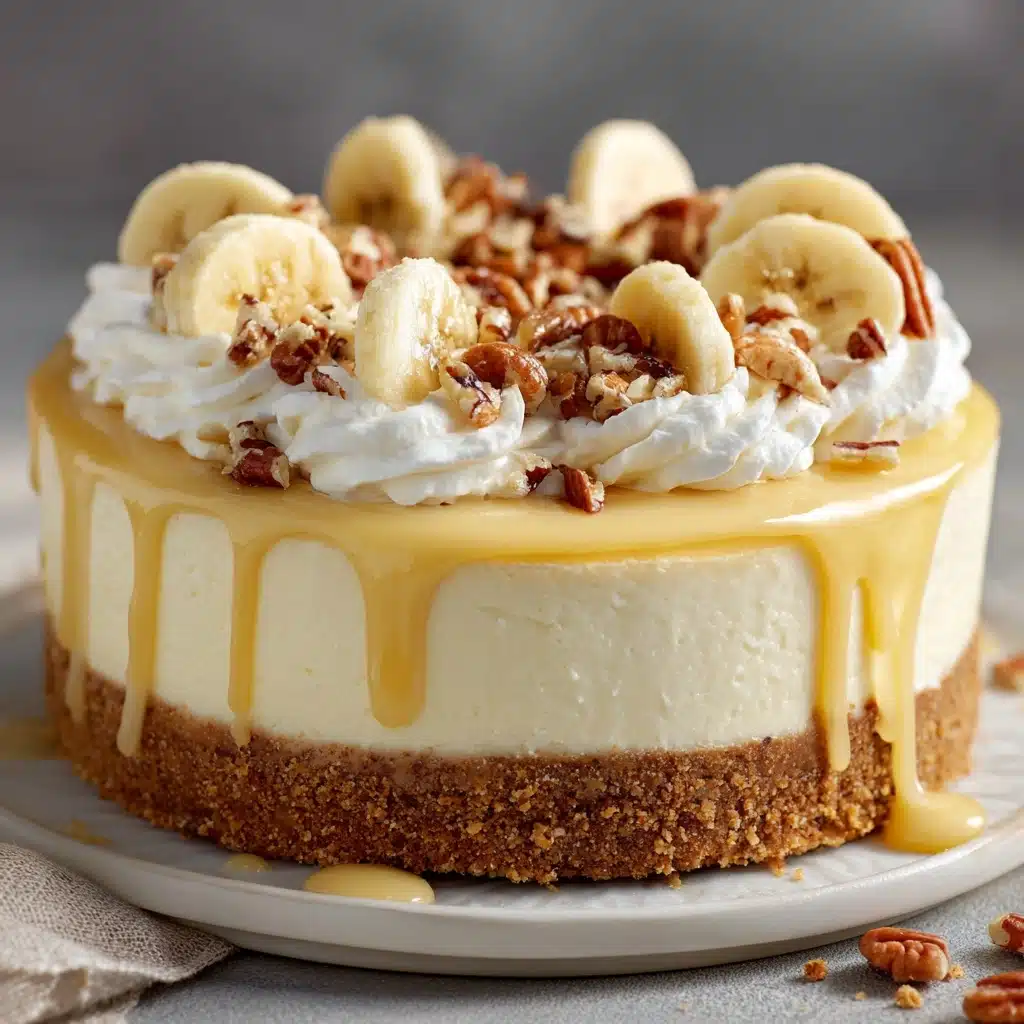 No Bake Banana Pudding Cheesecake Recipe - Recipe Image