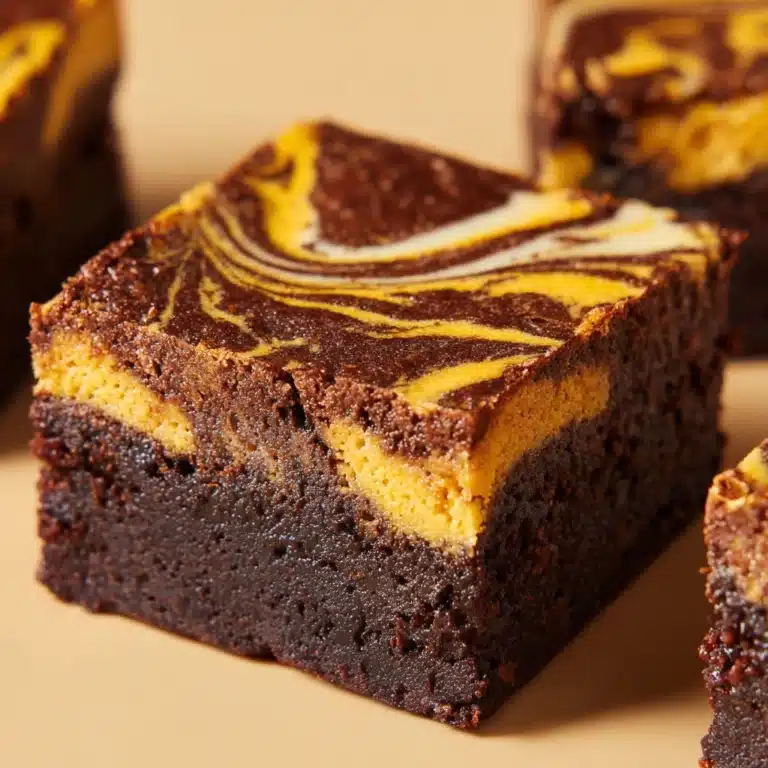 Halloween Cream Cheese Swirl Brownies Recipe