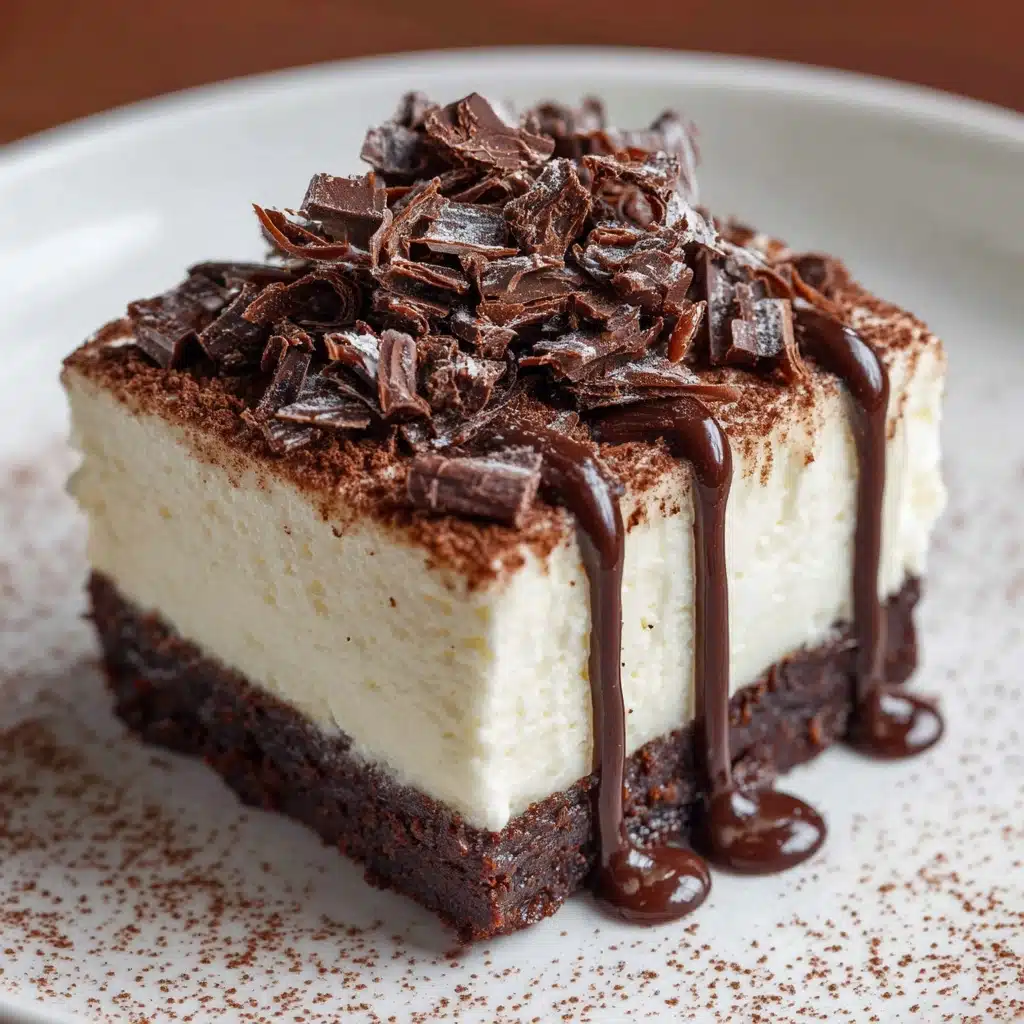 Brownie Bottom Cheesecake Recipe - Recipe Image