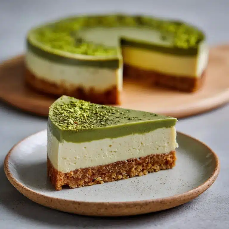 Matcha Green Tea Cheesecake Recipe