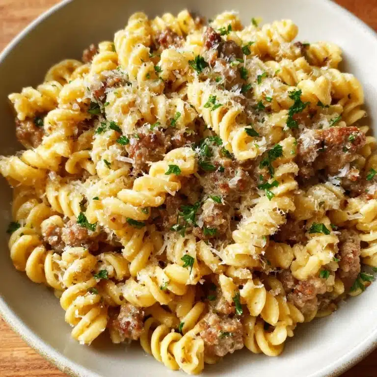 Gramigna Pasta with Sausage: A Hearty Italian Delight Recipe