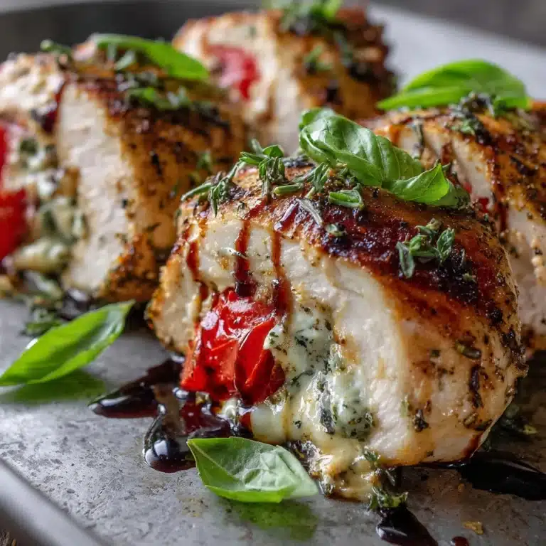 Caprese Stuffed Chicken Breast Recipe