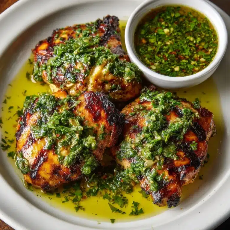Chimichurri Chicken Thighs Recipe