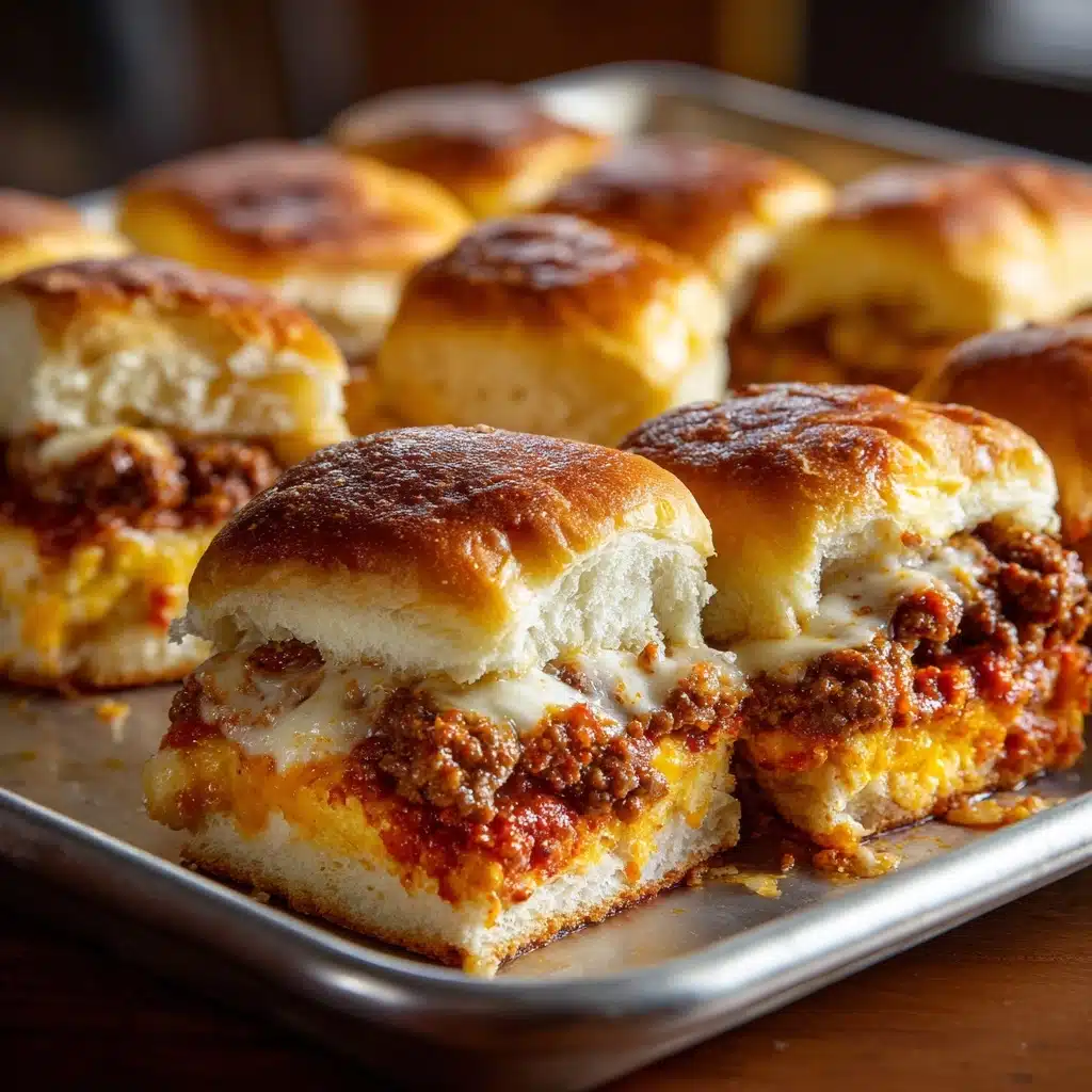 Old School Pizza Burgers Recipe - Recipe Image