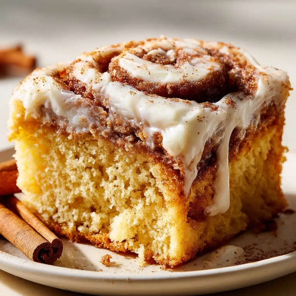 Ooey Gooey Cinnamon Roll Cake Recipe