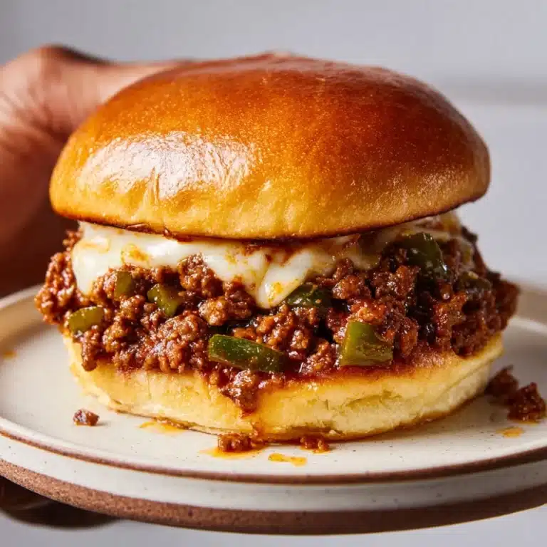 Philly Cheesesteak Sloppy Joes Recipe