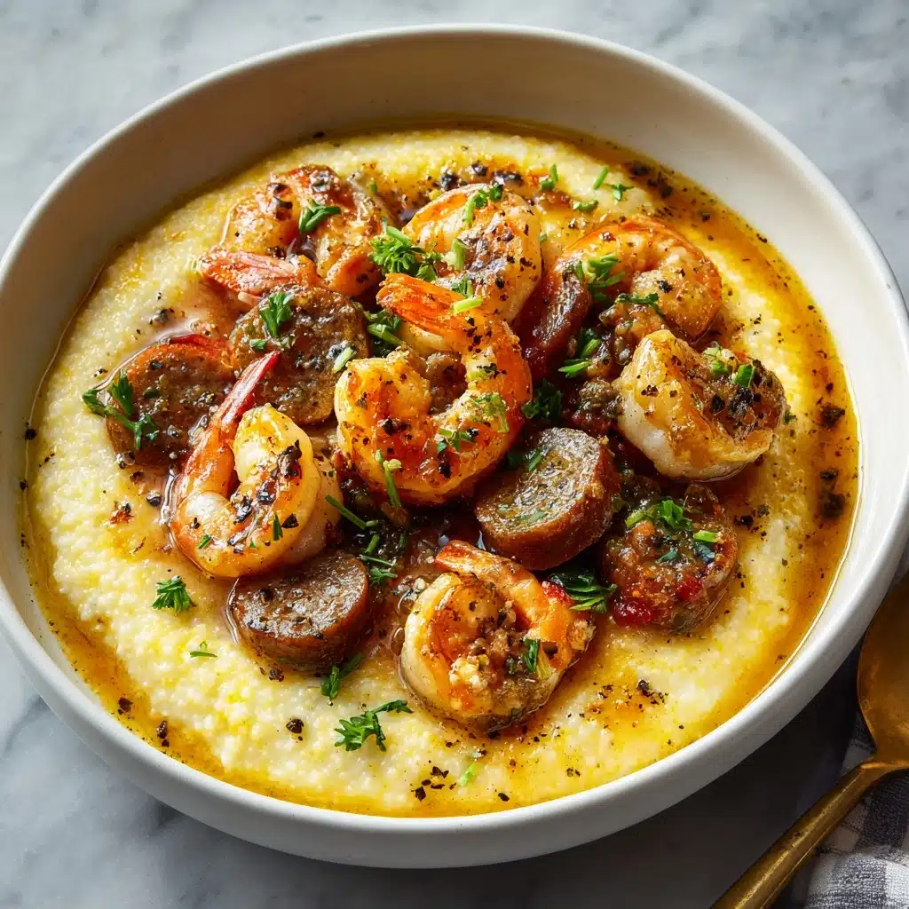 Creamy Lowcountry Shrimp and Grits Recipe - Recipe Image