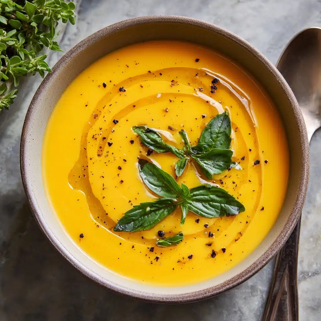 Creamy Roasted Pepper Soup Recipe - Recipe Image
