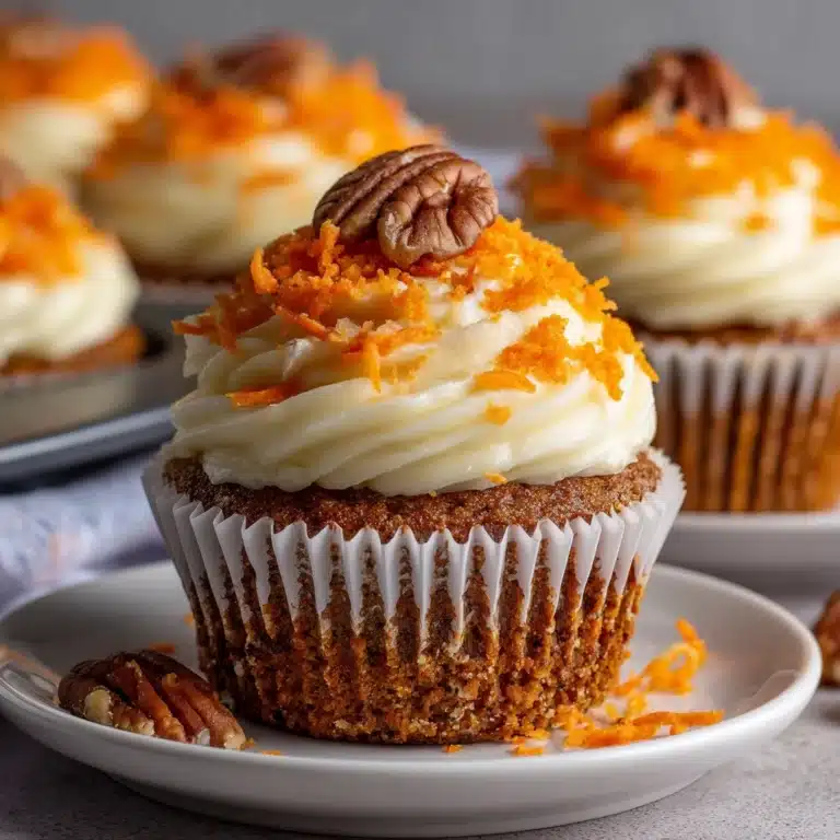Easy Carrot Cake Cupcakes Recipe