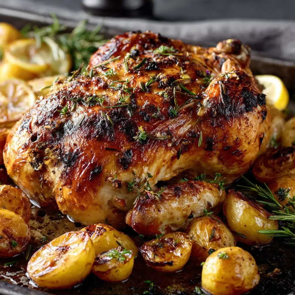 Honey Lemon Roast Chicken Recipe - Recipe Image