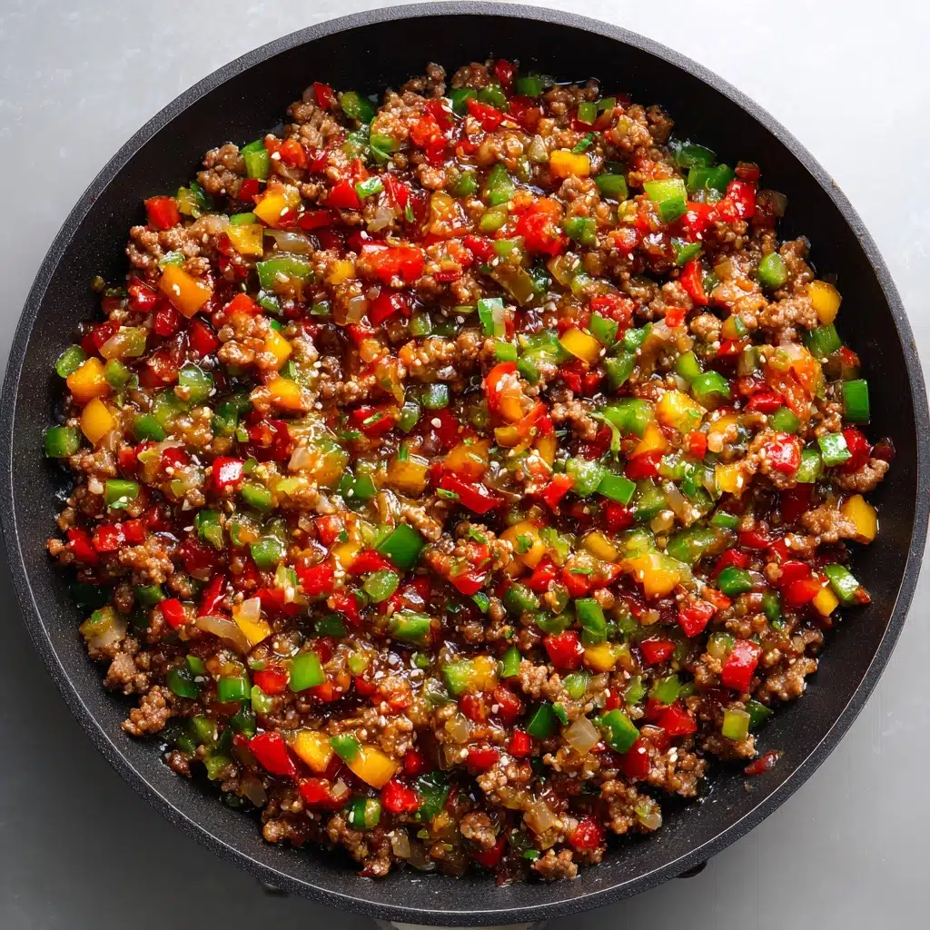 One-Pan Ground Kung Pao Chicken Recipe - Recipe Image