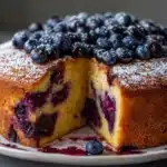 Blueberry Sour Cream Pound Cake Recipe