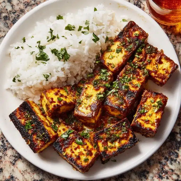Garlic Herb Butter Tofu Recipe