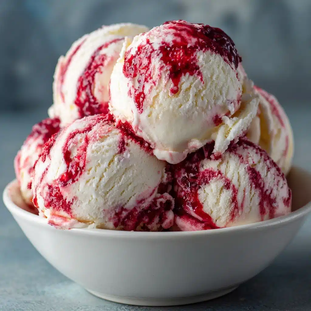 Strawberry Vanilla Bean Ice Cream Recipe