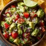 Avocado Salsa with Tortilla Chips Recipe