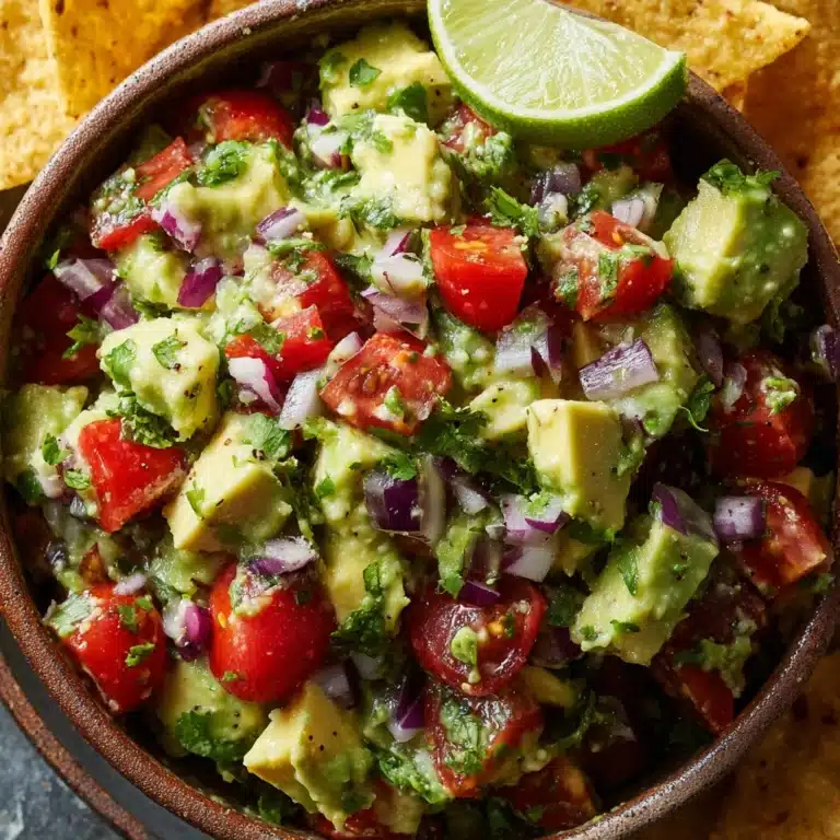 Avocado Salsa with Tortilla Chips Recipe