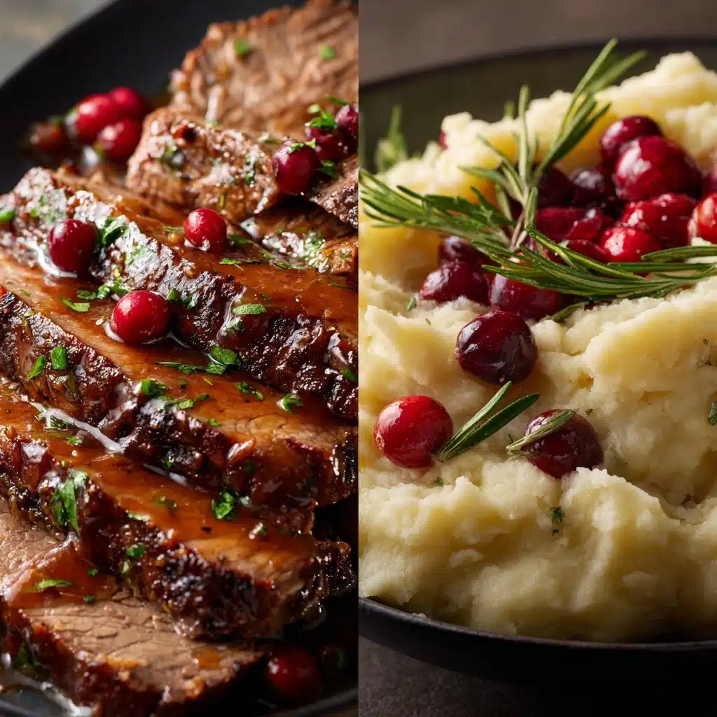 Cranberry Balsamic Roast Beef Recipe - Recipe Image