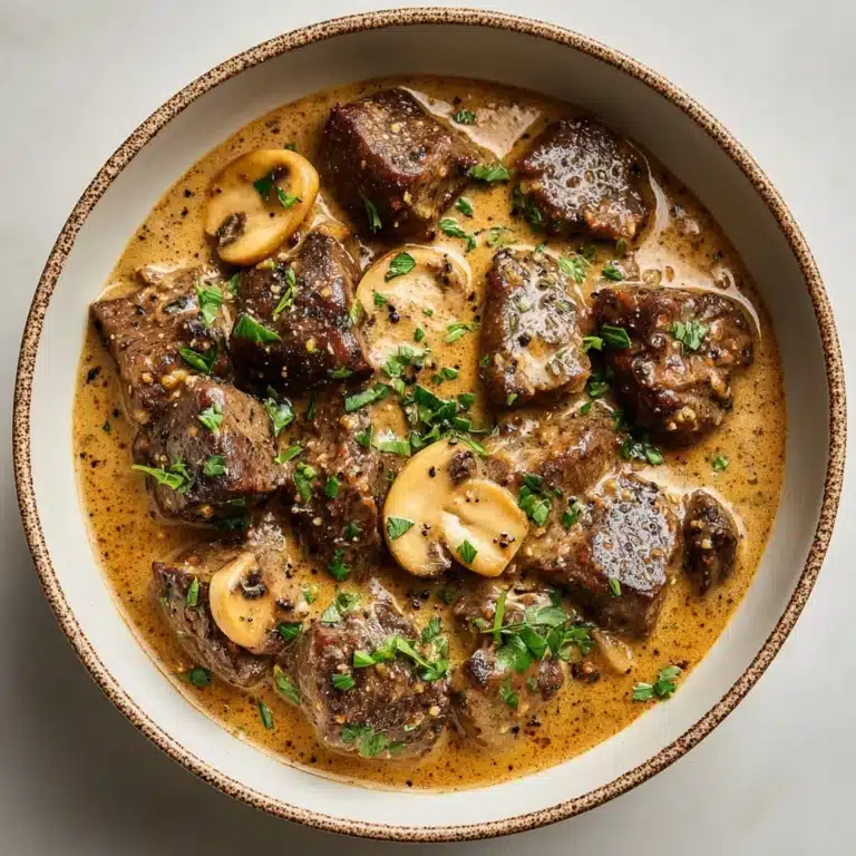 Keto Beef and Mushroom Soup Recipe