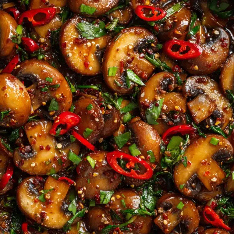 Garlic Mushroom Chicken Stir-Fry Recipe