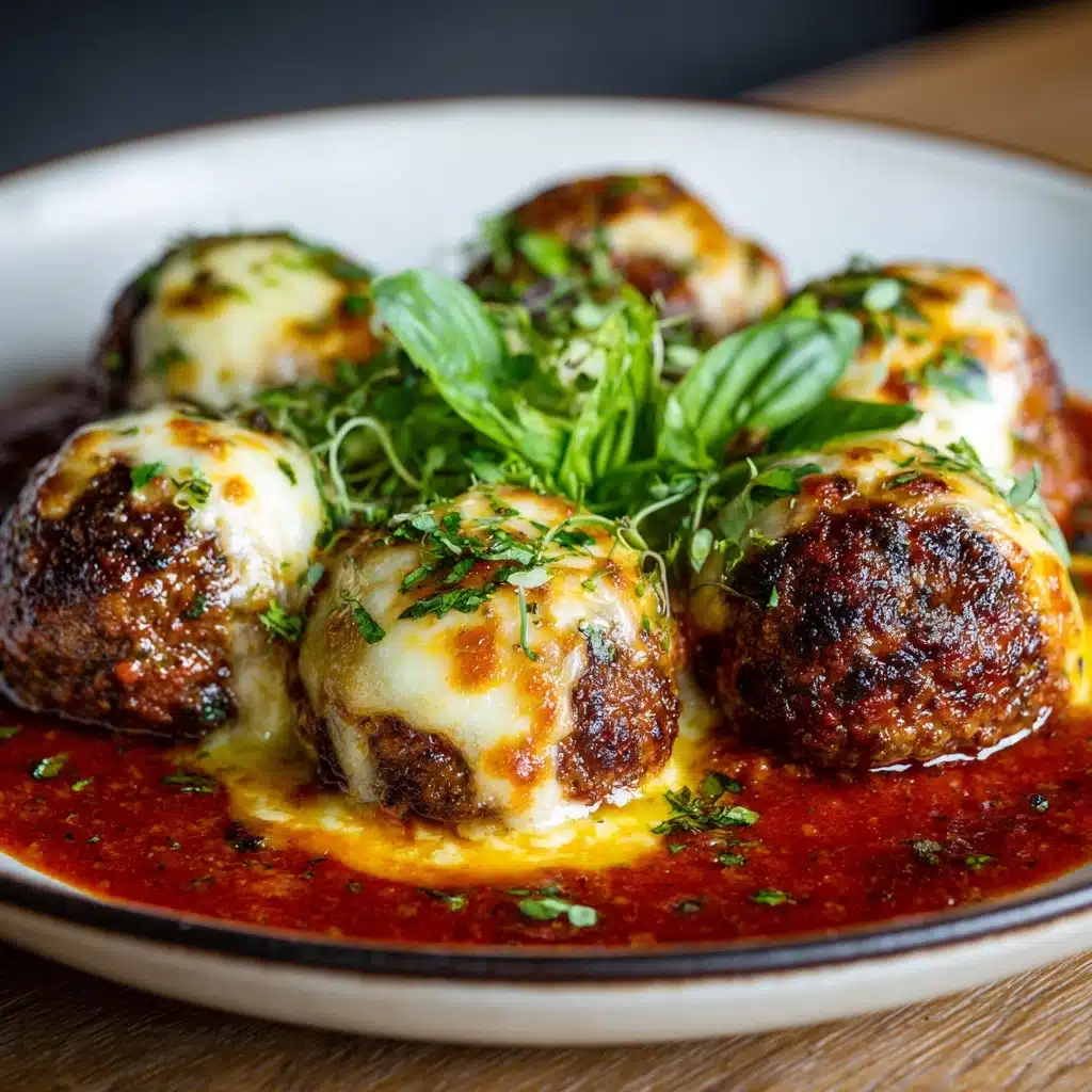 Chicken Parm Meatballs Recipe - Recipe Image