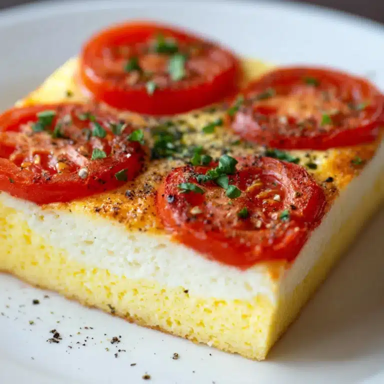 Tomato and Cheese Egg Bake Recipe