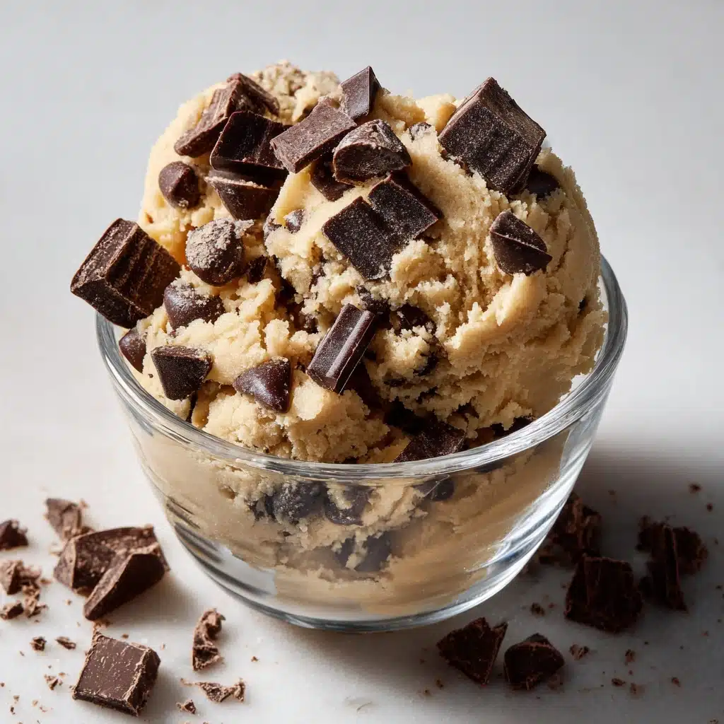 Edible Brownie Batter Cookie Dough Recipe