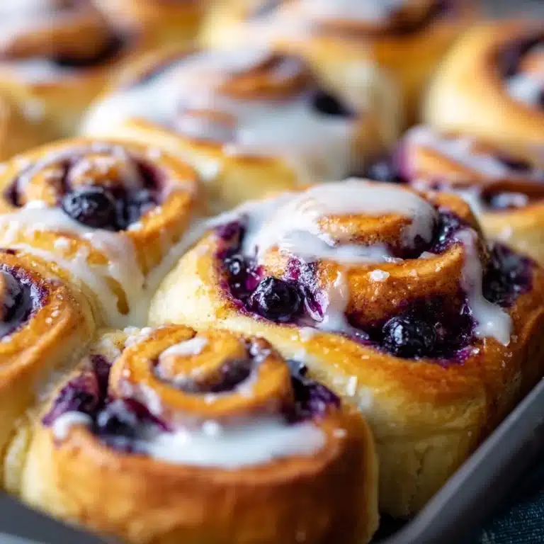 Blueberry Cheesecake Swirl Rolls Recipe