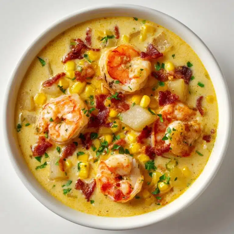 Creamy Potato Shrimp and Corn Chowder Recipe