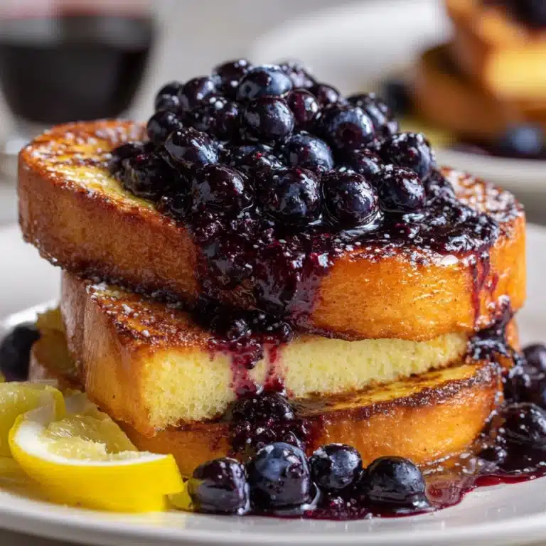 Blueberry Stuffed French Toast: A Delicious Breakfast Delight Recipe