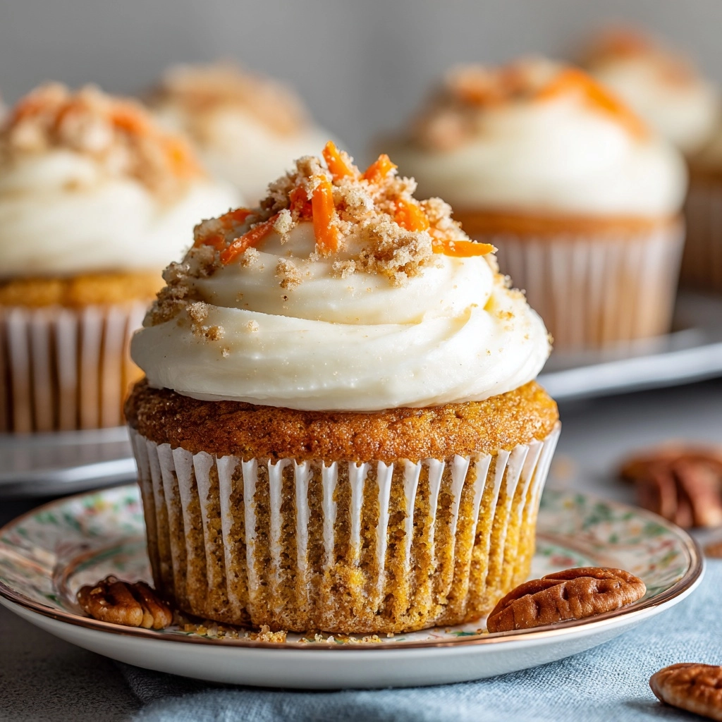 Easy Carrot Cake Cupcakes Recipe