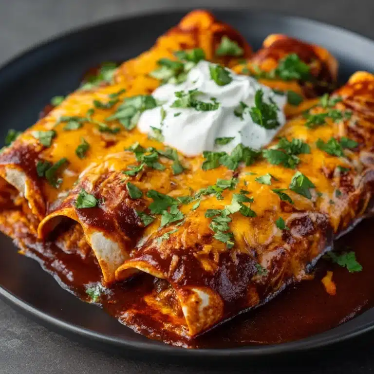Chicken Enchiladas with Red Sauce Recipe