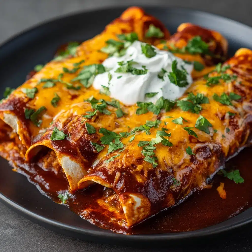 Chicken Enchiladas with Red Sauce Recipe