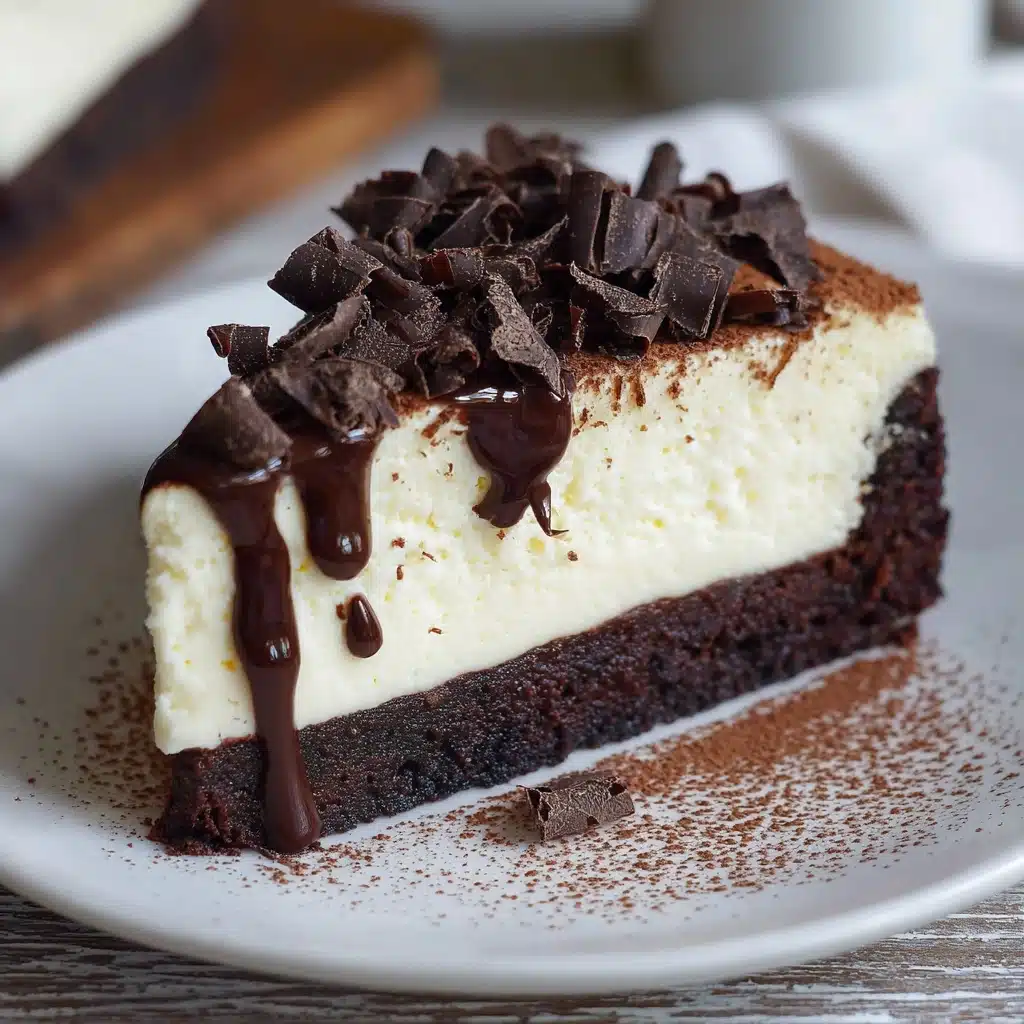 Brownie Bottom Cheesecake Recipe