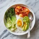 Kimchi Rice Bowl with Jammy Eggs Recipe