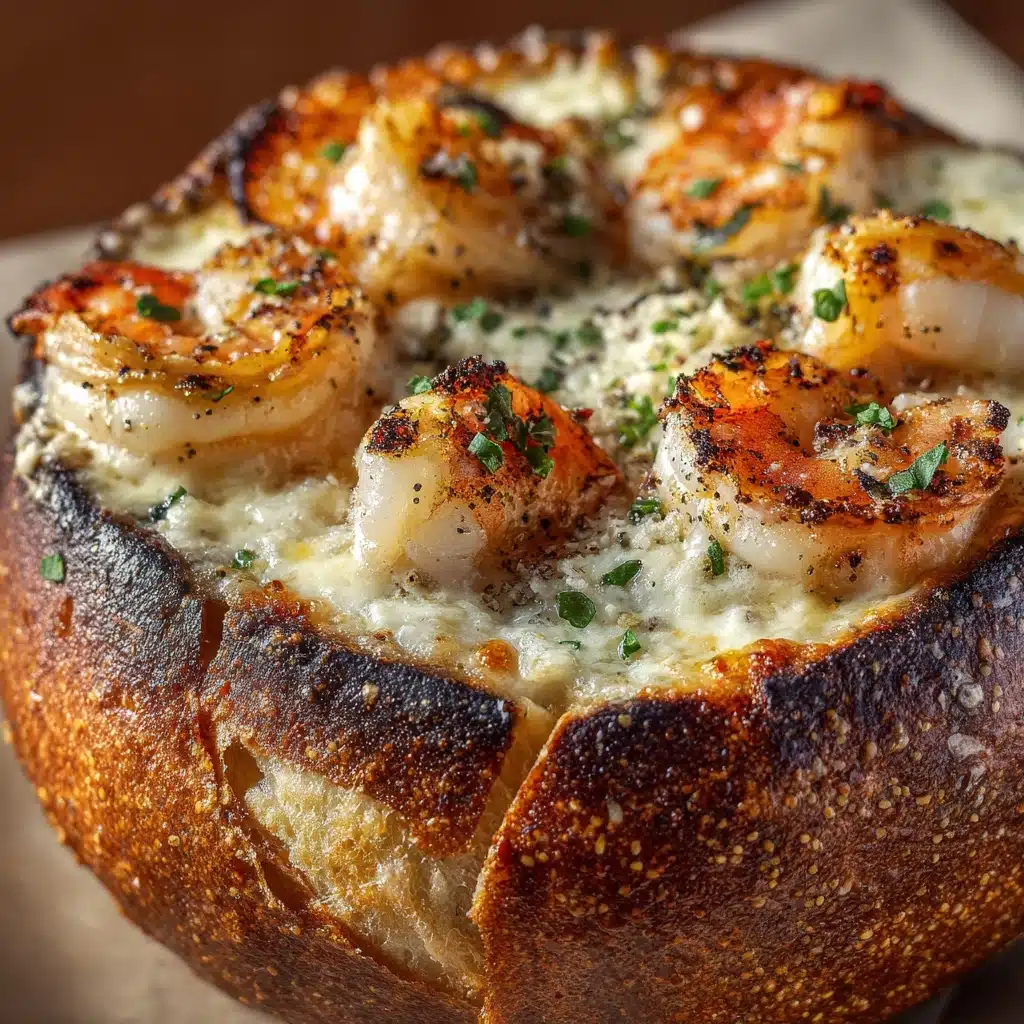 Stuffed Seafood Bread Bowl Recipe