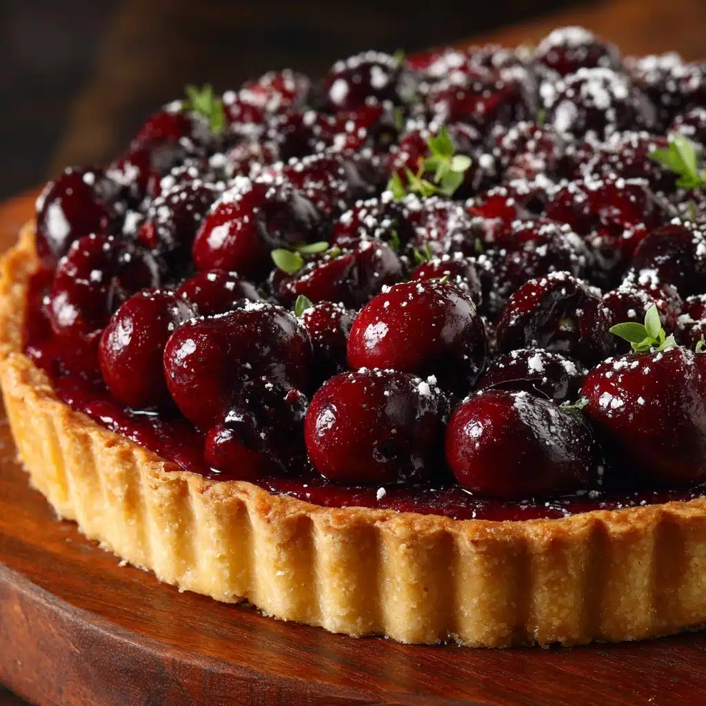 Sour Cherry Frangipane Tart Recipe
