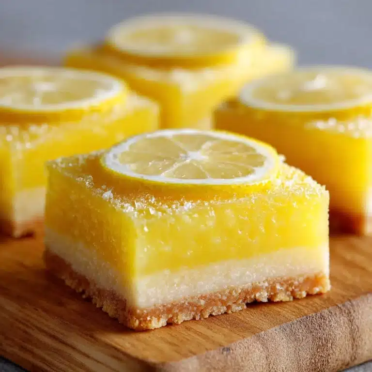 Lemon Delight Bars Recipe